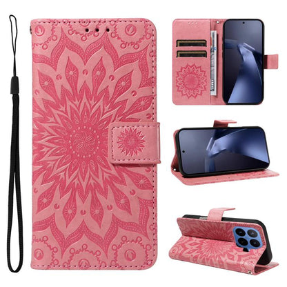 Embossed Sunflower Pattern Flip Leather Phone Case, For Xiaomi 17 Max 5G, For Xiaomi 17T Pro 5G Global, For Xiaomi 17T 5G Global, For Xiaomi Poco X8 Pro Max 5G, For Xiaomi Poco X8 Pro 5G, For Xiaomi 17 Ultra, For Xiaomi 17 Pro Max, For Xiaomi 17       ...