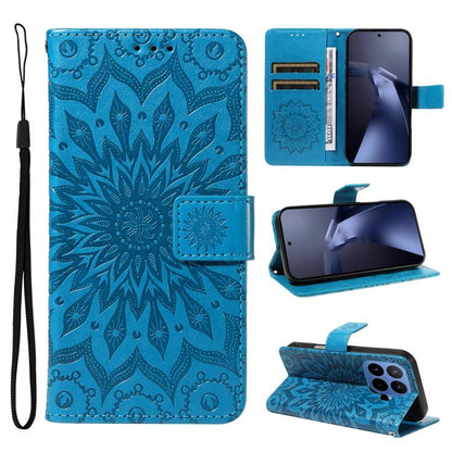 Embossed Sunflower Pattern Flip Leather Phone Case, For Xiaomi 17 Max 5G, For Xiaomi 17T Pro 5G Global, For Xiaomi 17T 5G Global, For Xiaomi Poco X8 Pro Max 5G, For Xiaomi Poco X8 Pro 5G, For Xiaomi 17 Ultra, For Xiaomi 17 Pro Max, For Xiaomi 17       ...