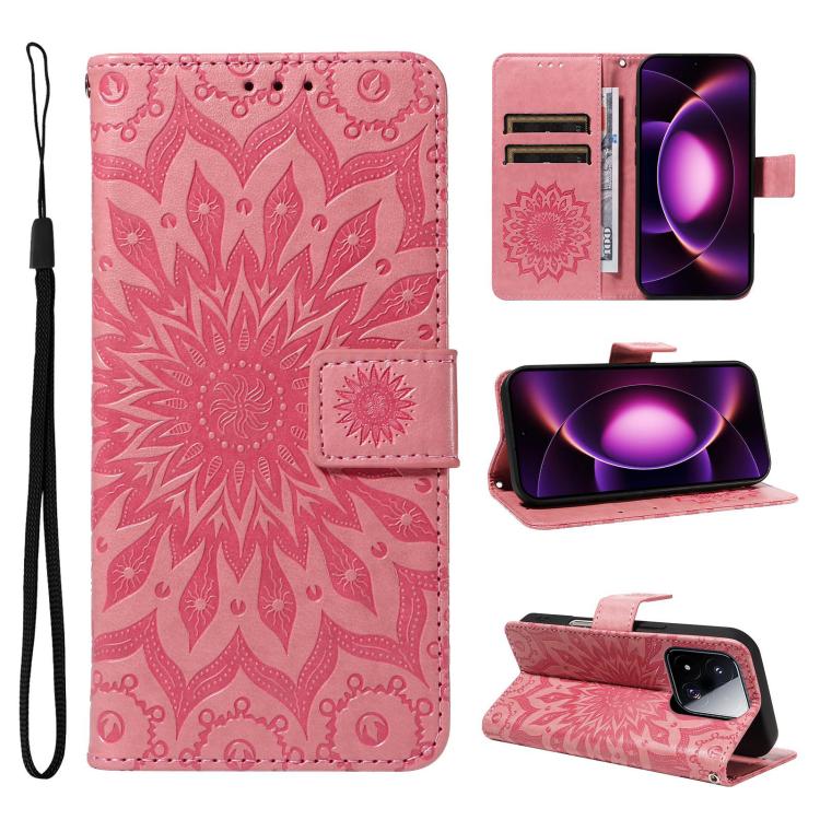 Embossed Sunflower Pattern Flip Leather Phone Case, For Xiaomi 17 Max 5G, For Xiaomi 17T Pro 5G Global, For Xiaomi 17T 5G Global, For Xiaomi Poco X8 Pro Max 5G, For Xiaomi Poco X8 Pro 5G, For Xiaomi 17 Ultra, For Xiaomi 17 Pro Max, For Xiaomi 17       ...