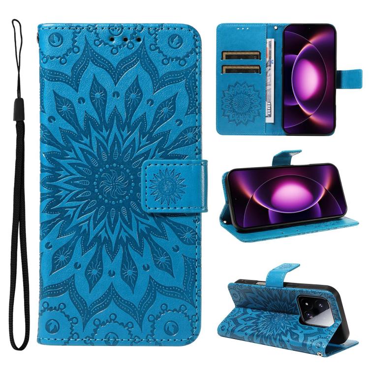 Embossed Sunflower Pattern Flip Leather Phone Case, For Xiaomi 17 Max 5G, For Xiaomi 17T Pro 5G Global, For Xiaomi 17T 5G Global, For Xiaomi Poco X8 Pro Max 5G, For Xiaomi Poco X8 Pro 5G, For Xiaomi 17 Ultra, For Xiaomi 17 Pro Max, For Xiaomi 17       ...