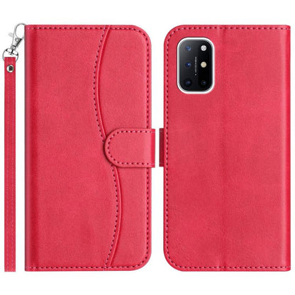 Dual-Folded S-shape Leather Phone Case, For OnePlus Ace 6, For OnePlus 15, For OnePlus Nord 5, For OnePlus Nord CE5, For OnePlus 13, For OnePlus 8T