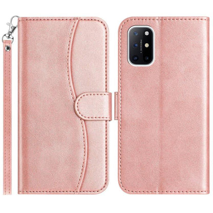 Dual-Folded S-shape Leather Phone Case, For OnePlus Ace 6, For OnePlus 15, For OnePlus Nord 5, For OnePlus Nord CE5, For OnePlus 13, For OnePlus 8T