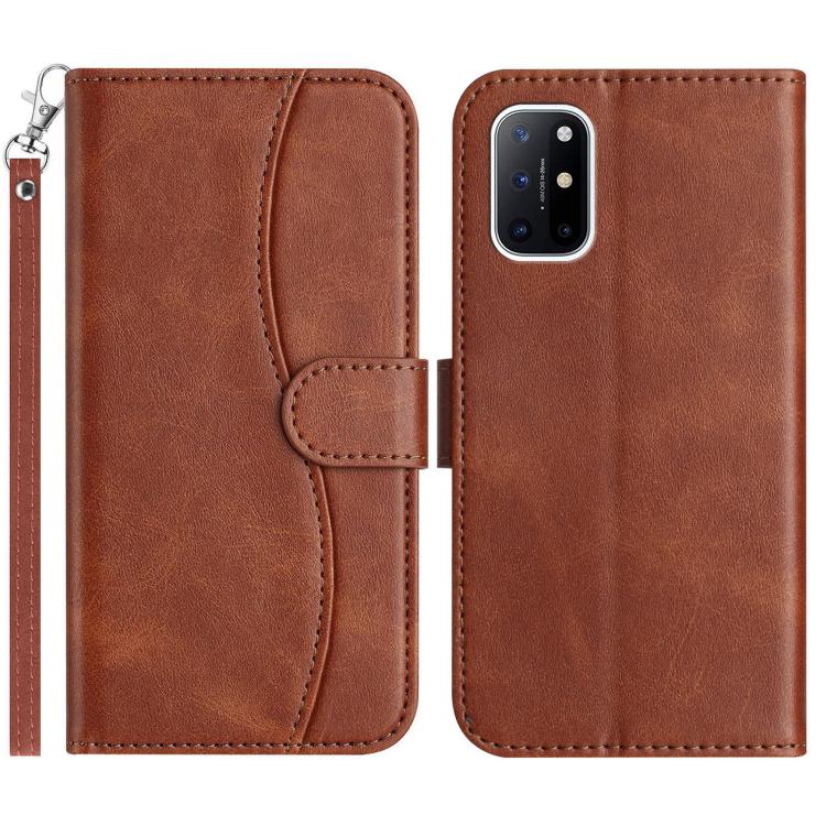 Dual-Folded S-shape Leather Phone Case, For OnePlus Ace 6, For OnePlus 15, For OnePlus Nord 5, For OnePlus Nord CE5, For OnePlus 13, For OnePlus 8T