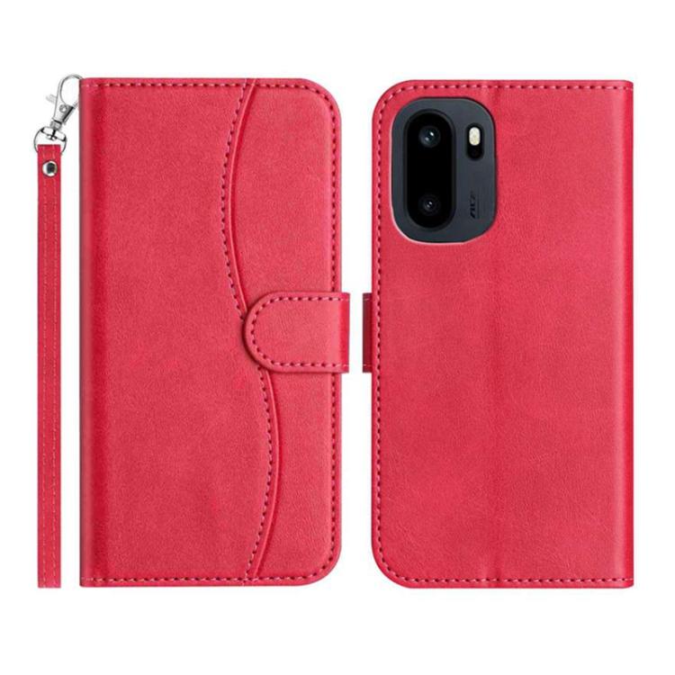 Dual-Folded S-shape Leather Phone Case, For OnePlus Ace 6, For OnePlus 15, For OnePlus Nord 5, For OnePlus Nord CE5, For OnePlus 13, For OnePlus 8T
