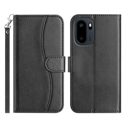 Dual-Folded S-shape Leather Phone Case, For OnePlus Ace 6, For OnePlus 15, For OnePlus Nord 5, For OnePlus Nord CE5, For OnePlus 13, For OnePlus 8T