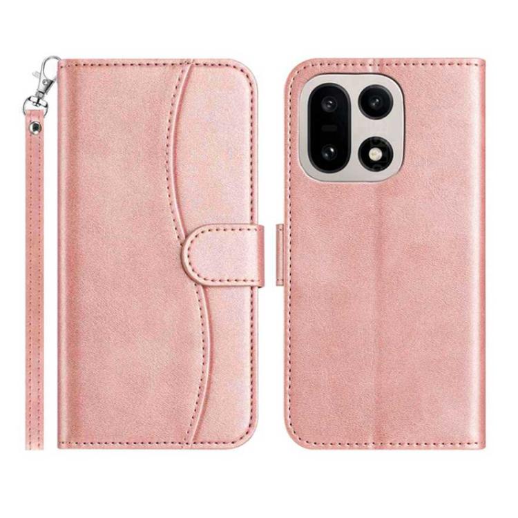Dual-Folded S-shape Leather Phone Case, For OnePlus Ace 6, For OnePlus 15, For OnePlus Nord 5, For OnePlus Nord CE5, For OnePlus 13, For OnePlus 8T