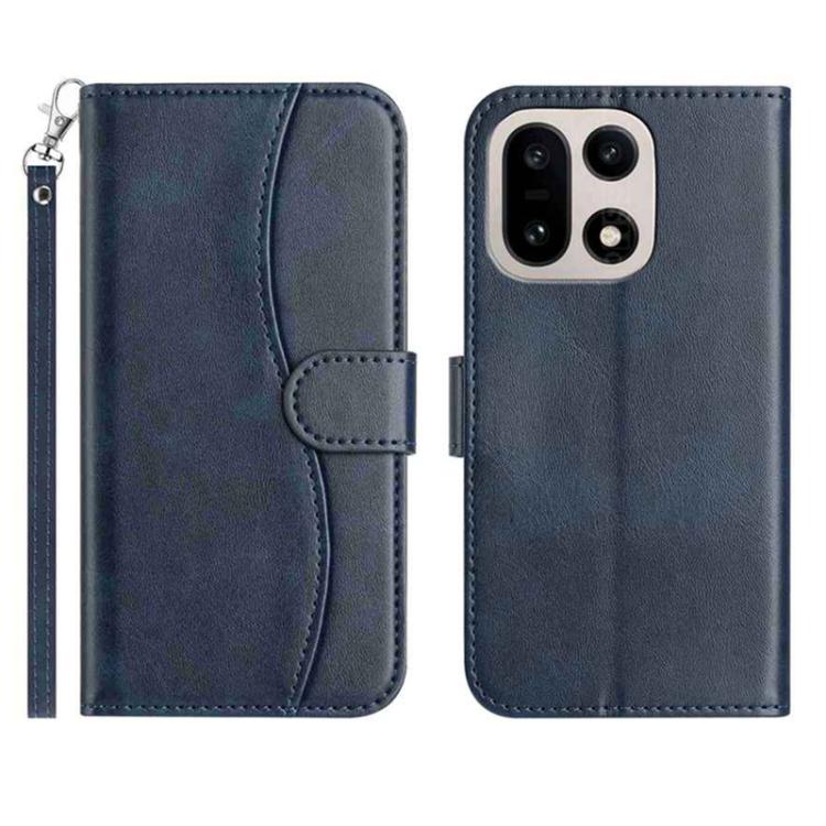 Dual-Folded S-shape Leather Phone Case, For OnePlus Ace 6, For OnePlus 15, For OnePlus Nord 5, For OnePlus Nord CE5, For OnePlus 13, For OnePlus 8T