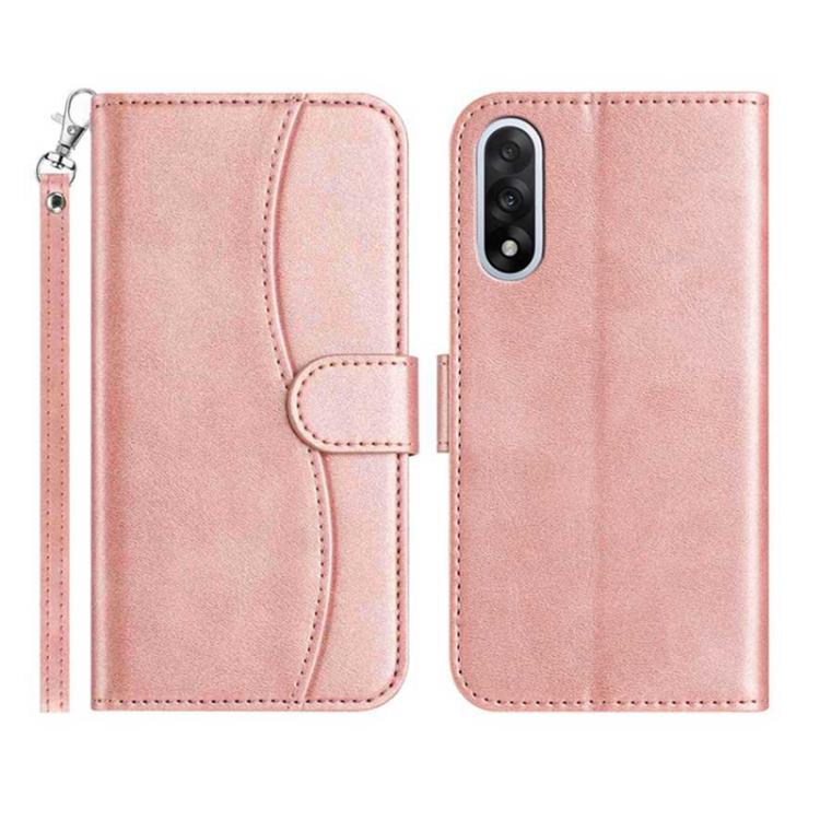 Dual-Folded S-shape Leather Phone Case, For OnePlus Ace 6, For OnePlus 15, For OnePlus Nord 5, For OnePlus Nord CE5, For OnePlus 13, For OnePlus 8T