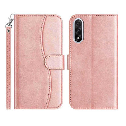 Dual-Folded S-shape Leather Phone Case, For OnePlus Ace 6, For OnePlus 15, For OnePlus Nord 5, For OnePlus Nord CE5, For OnePlus 13, For OnePlus 8T