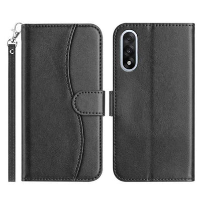 Dual-Folded S-shape Leather Phone Case, For OnePlus Ace 6, For OnePlus 15, For OnePlus Nord 5, For OnePlus Nord CE5, For OnePlus 13, For OnePlus 8T