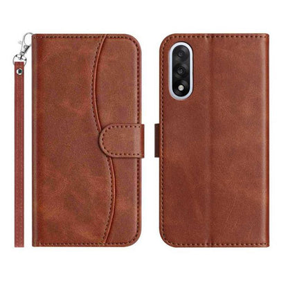 Dual-Folded S-shape Leather Phone Case, For OnePlus Ace 6, For OnePlus 15, For OnePlus Nord 5, For OnePlus Nord CE5, For OnePlus 13, For OnePlus 8T
