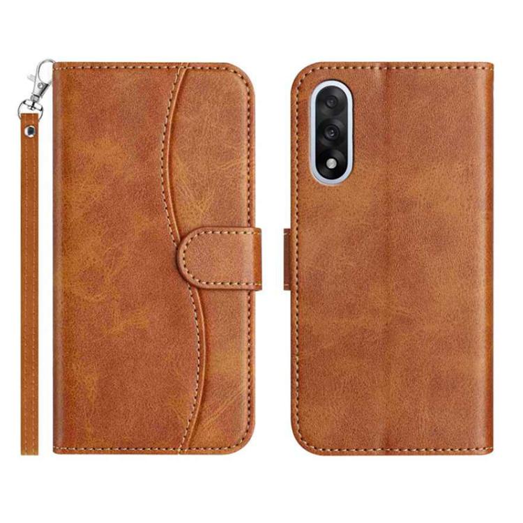 Dual-Folded S-shape Leather Phone Case, For OnePlus Ace 6, For OnePlus 15, For OnePlus Nord 5, For OnePlus Nord CE5, For OnePlus 13, For OnePlus 8T
