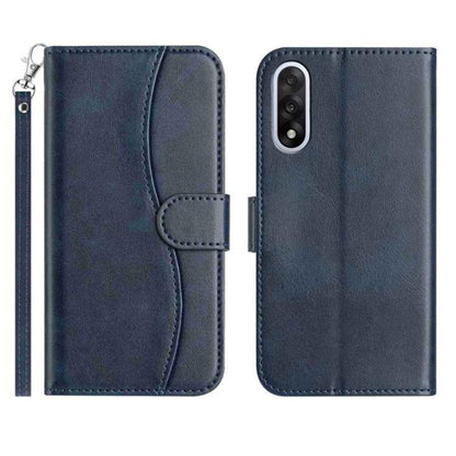 Dual-Folded S-shape Leather Phone Case, For OnePlus Ace 6, For OnePlus 15, For OnePlus Nord 5, For OnePlus Nord CE5, For OnePlus 13, For OnePlus 8T