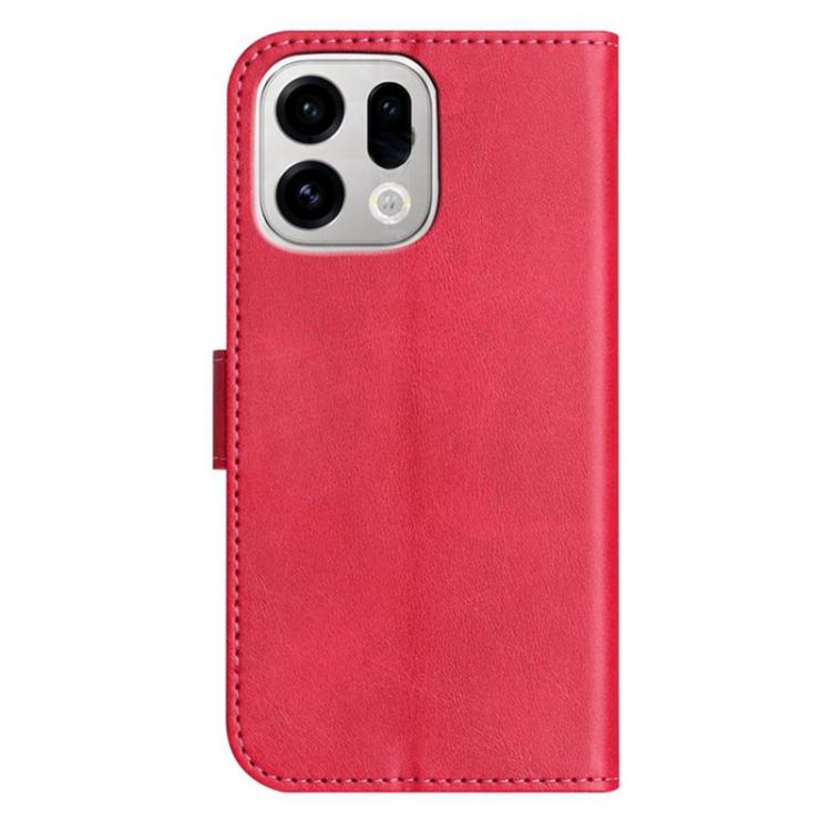 Dual-Folded S-shape Leather Phone Case, For OPPO Find X9, For OPPO A6 Pro 4G / 5G Global, For OPPO Find X9 Pro, For OPPO Reno13 Pro