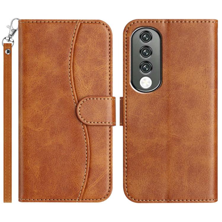 Dual-Folded S-shape Leather Phone Case, For Honor 90 Lite, For Honor 90 Pro, For Honor 90