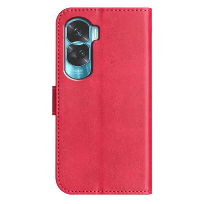 Dual-Folded S-shape Leather Phone Case, For Honor 90 Lite, For Honor 90 Pro, For Honor 90