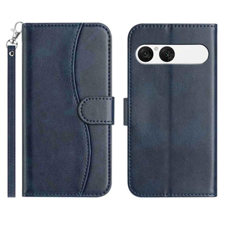 Dual-Folded S-shape Leather Phone Case, For Sony Xperia 10 VII, For Sony Xperia 10 VI 2024, For Sony Xperia 1 VI, For Sony Xperia 1 V 2023, For Sony Xperia 10 V 2023
