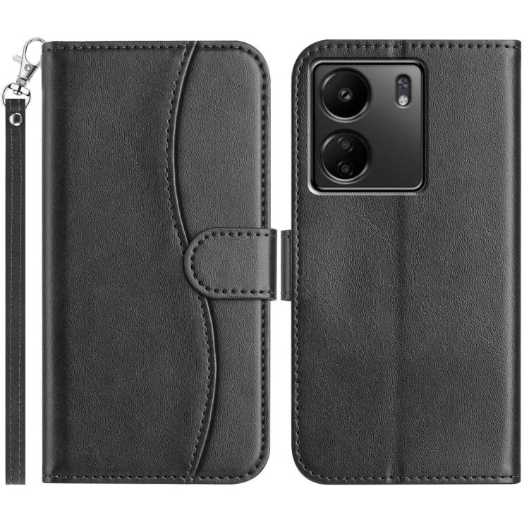Dual-Folded S-shape Leather Phone Case, For Redmi 17C 5G, For Redmi K90 Pro Max / Poco F8 Ultra, For Redmi K90 / Poco F8 Pro, For Redmi 15C 5G / 4G EU 173mm, For Redmi 15 5G / 4G EU 171mm, For Redmi 15C 5G / 4G Global 171mm, For Redmi Note 14 Pro 4G   ...