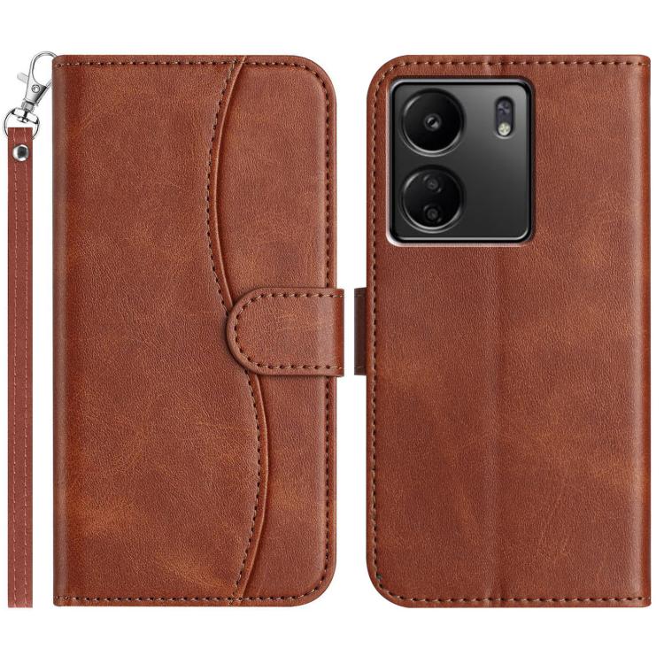 Dual-Folded S-shape Leather Phone Case, For Redmi 17C 5G, For Redmi K90 Pro Max / Poco F8 Ultra, For Redmi K90 / Poco F8 Pro, For Redmi 15C 5G / 4G EU 173mm, For Redmi 15 5G / 4G EU 171mm, For Redmi 15C 5G / 4G Global 171mm, For Redmi Note 14 Pro 4G   ...