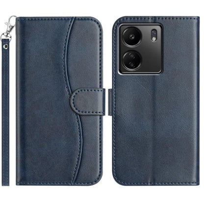 Dual-Folded S-shape Leather Phone Case, For Redmi 17C 5G, For Redmi K90 Pro Max / Poco F8 Ultra, For Redmi K90 / Poco F8 Pro, For Redmi 15C 5G / 4G EU 173mm, For Redmi 15 5G / 4G EU 171mm, For Redmi 15C 5G / 4G Global 171mm, For Redmi Note 14 Pro 4G   ...
