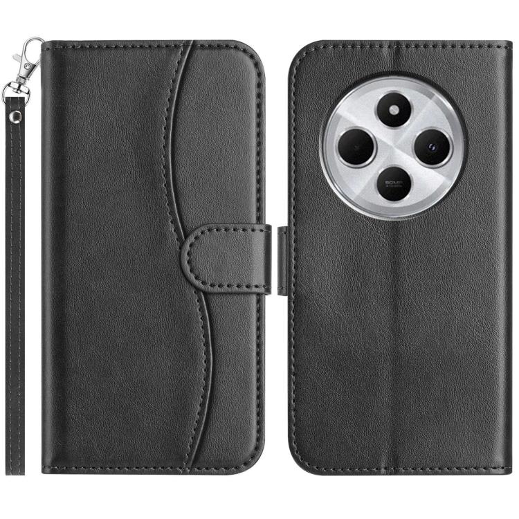 Dual-Folded S-shape Leather Phone Case, For Redmi 17C 5G, For Redmi K90 Pro Max / Poco F8 Ultra, For Redmi K90 / Poco F8 Pro, For Redmi 15C 5G / 4G EU 173mm, For Redmi 15 5G / 4G EU 171mm, For Redmi 15C 5G / 4G Global 171mm, For Redmi Note 14 Pro 4G   ...