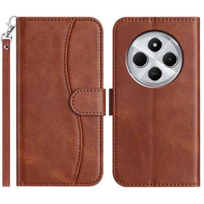 Dual-Folded S-shape Leather Phone Case, For Redmi 17C 5G, For Redmi K90 Pro Max / Poco F8 Ultra, For Redmi K90 / Poco F8 Pro, For Redmi 15C 5G / 4G EU 173mm, For Redmi 15 5G / 4G EU 171mm, For Redmi 15C 5G / 4G Global 171mm, For Redmi Note 14 Pro 4G   ...