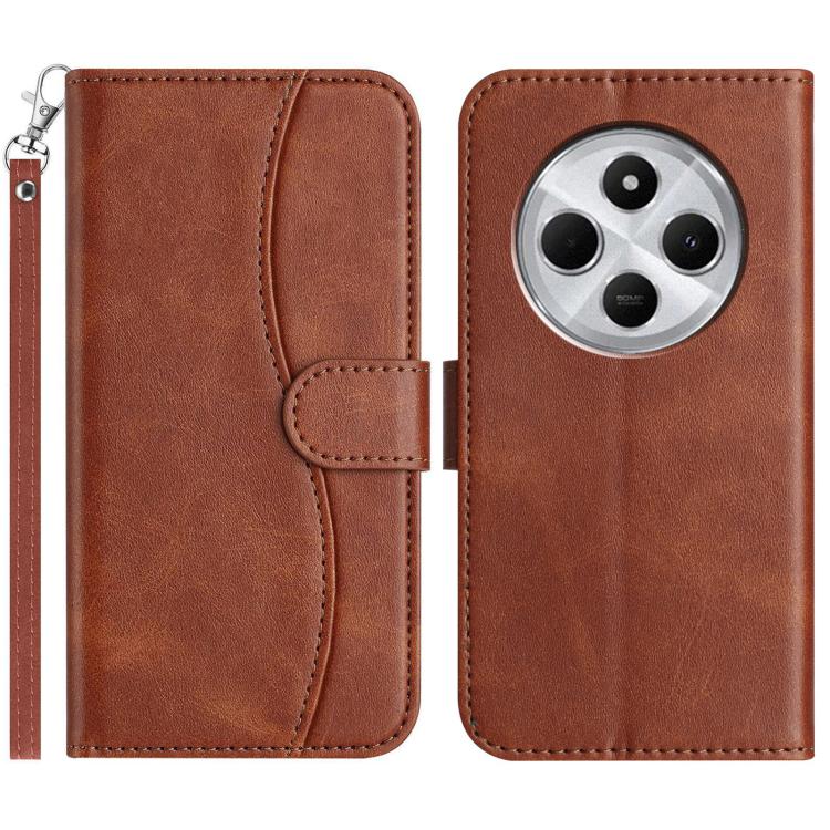 Dual-Folded S-shape Leather Phone Case, For Redmi 17C 5G, For Redmi K90 Pro Max / Poco F8 Ultra, For Redmi K90 / Poco F8 Pro, For Redmi 15C 5G / 4G EU 173mm, For Redmi 15 5G / 4G EU 171mm, For Redmi 15C 5G / 4G Global 171mm, For Redmi Note 14 Pro 4G   ...