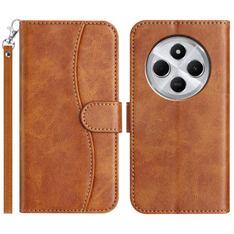 Dual-Folded S-shape Leather Phone Case, For Redmi 17C 5G, For Redmi K90 Pro Max / Poco F8 Ultra, For Redmi K90 / Poco F8 Pro, For Redmi 15C 5G / 4G EU 173mm, For Redmi 15 5G / 4G EU 171mm, For Redmi 15C 5G / 4G Global 171mm, For Redmi Note 14 Pro 4G   ...