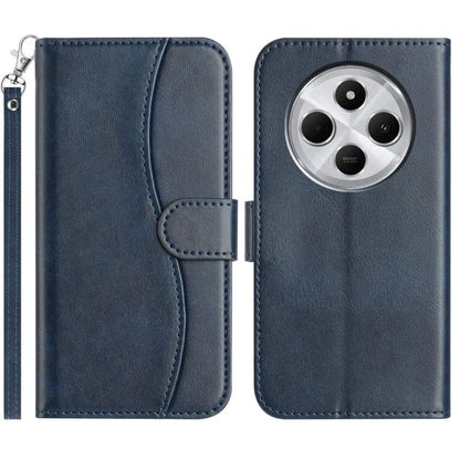 Dual-Folded S-shape Leather Phone Case, For Redmi 17C 5G, For Redmi K90 Pro Max / Poco F8 Ultra, For Redmi K90 / Poco F8 Pro, For Redmi 15C 5G / 4G EU 173mm, For Redmi 15 5G / 4G EU 171mm, For Redmi 15C 5G / 4G Global 171mm, For Redmi Note 14 Pro 4G   ...