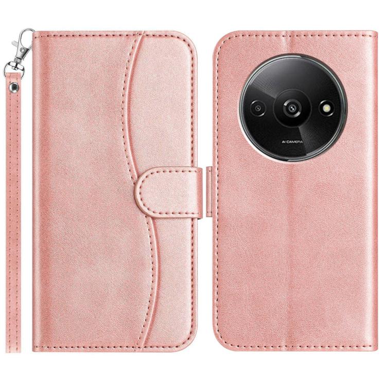 Dual-Folded S-shape Leather Phone Case, For Redmi 17C 5G, For Redmi K90 Pro Max / Poco F8 Ultra, For Redmi K90 / Poco F8 Pro, For Redmi 15C 5G / 4G EU 173mm, For Redmi 15 5G / 4G EU 171mm, For Redmi 15C 5G / 4G Global 171mm, For Redmi Note 14 Pro 4G   ...