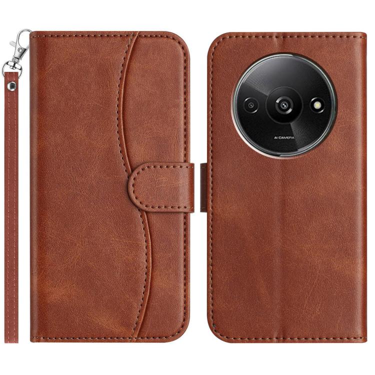 Dual-Folded S-shape Leather Phone Case, For Redmi 17C 5G, For Redmi K90 Pro Max / Poco F8 Ultra, For Redmi K90 / Poco F8 Pro, For Redmi 15C 5G / 4G EU 173mm, For Redmi 15 5G / 4G EU 171mm, For Redmi 15C 5G / 4G Global 171mm, For Redmi Note 14 Pro 4G   ...