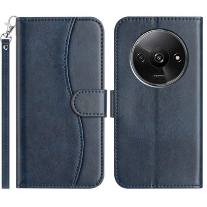 Dual-Folded S-shape Leather Phone Case, For Redmi 17C 5G, For Redmi K90 Pro Max / Poco F8 Ultra, For Redmi K90 / Poco F8 Pro, For Redmi 15C 5G / 4G EU 173mm, For Redmi 15 5G / 4G EU 171mm, For Redmi 15C 5G / 4G Global 171mm, For Redmi Note 14 Pro 4G   ...