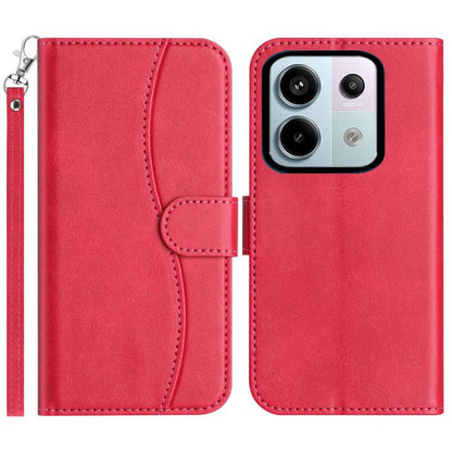 Dual-Folded S-shape Leather Phone Case, For Redmi 17C 5G, For Redmi K90 Pro Max / Poco F8 Ultra, For Redmi K90 / Poco F8 Pro, For Redmi 15C 5G / 4G EU 173mm, For Redmi 15 5G / 4G EU 171mm, For Redmi 15C 5G / 4G Global 171mm, For Redmi Note 14 Pro 4G   ...
