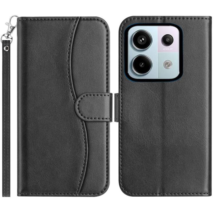 Dual-Folded S-shape Leather Phone Case, For Redmi 17C 5G, For Redmi K90 Pro Max / Poco F8 Ultra, For Redmi K90 / Poco F8 Pro, For Redmi 15C 5G / 4G EU 173mm, For Redmi 15 5G / 4G EU 171mm, For Redmi 15C 5G / 4G Global 171mm, For Redmi Note 14 Pro 4G   ...