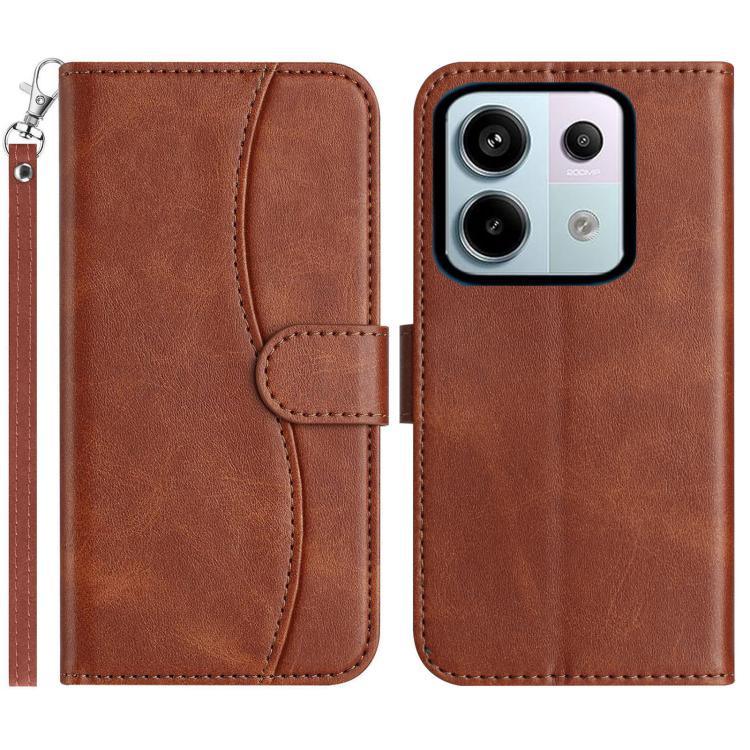 Dual-Folded S-shape Leather Phone Case, For Redmi 17C 5G, For Redmi K90 Pro Max / Poco F8 Ultra, For Redmi K90 / Poco F8 Pro, For Redmi 15C 5G / 4G EU 173mm, For Redmi 15 5G / 4G EU 171mm, For Redmi 15C 5G / 4G Global 171mm, For Redmi Note 14 Pro 4G   ...
