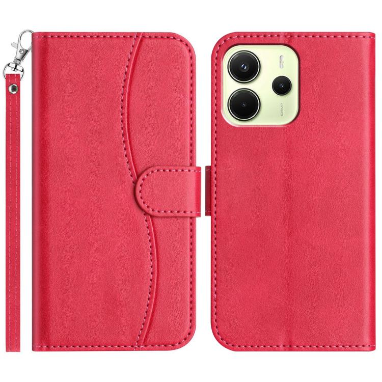 Dual-Folded S-shape Leather Phone Case, For Redmi 17C 5G, For Redmi K90 Pro Max / Poco F8 Ultra, For Redmi K90 / Poco F8 Pro, For Redmi 15C 5G / 4G EU 173mm, For Redmi 15 5G / 4G EU 171mm, For Redmi 15C 5G / 4G Global 171mm, For Redmi Note 14 Pro 4G   ...