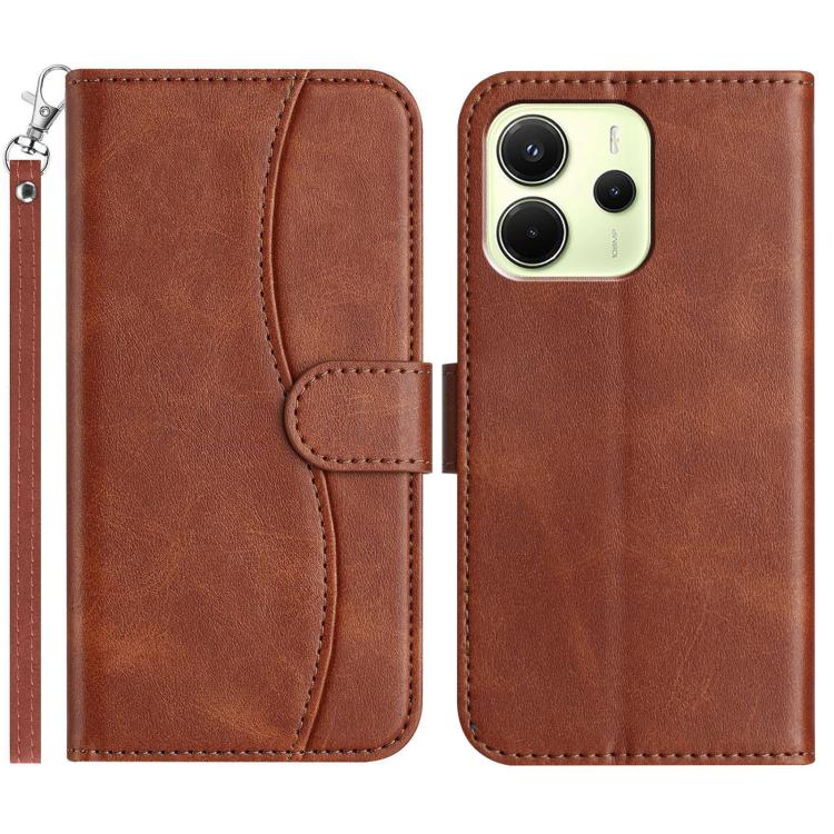 Dual-Folded S-shape Leather Phone Case, For Redmi 17C 5G, For Redmi K90 Pro Max / Poco F8 Ultra, For Redmi K90 / Poco F8 Pro, For Redmi 15C 5G / 4G EU 173mm, For Redmi 15 5G / 4G EU 171mm, For Redmi 15C 5G / 4G Global 171mm, For Redmi Note 14 Pro 4G   ...
