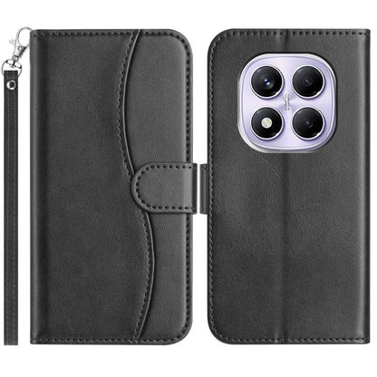 Dual-Folded S-shape Leather Phone Case, For Redmi 17C 5G, For Redmi K90 Pro Max / Poco F8 Ultra, For Redmi K90 / Poco F8 Pro, For Redmi 15C 5G / 4G EU 173mm, For Redmi 15 5G / 4G EU 171mm, For Redmi 15C 5G / 4G Global 171mm, For Redmi Note 14 Pro 4G   ...