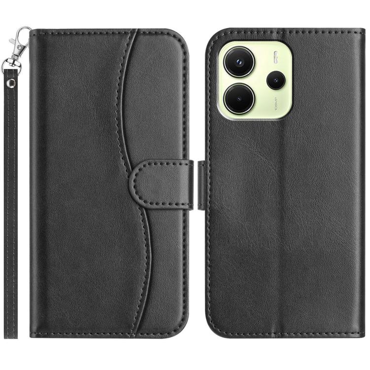Dual-Folded S-shape Leather Phone Case, For Redmi 17C 5G, For Redmi K90 Pro Max / Poco F8 Ultra, For Redmi K90 / Poco F8 Pro, For Redmi 15C 5G / 4G EU 173mm, For Redmi 15 5G / 4G EU 171mm, For Redmi 15C 5G / 4G Global 171mm, For Redmi Note 14 Pro 4G   ...