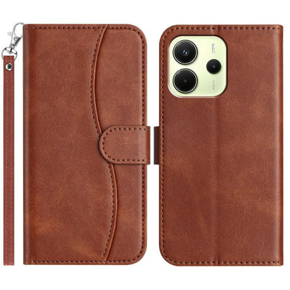 Dual-Folded S-shape Leather Phone Case, For Redmi 17C 5G, For Redmi K90 Pro Max / Poco F8 Ultra, For Redmi K90 / Poco F8 Pro, For Redmi 15C 5G / 4G EU 173mm, For Redmi 15 5G / 4G EU 171mm, For Redmi 15C 5G / 4G Global 171mm, For Redmi Note 14 Pro 4G   ...