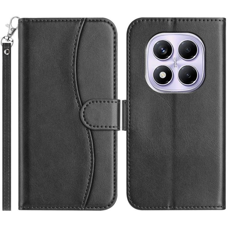 Dual-Folded S-shape Leather Phone Case, For Redmi 17C 5G, For Redmi K90 Pro Max / Poco F8 Ultra, For Redmi K90 / Poco F8 Pro, For Redmi 15C 5G / 4G EU 173mm, For Redmi 15 5G / 4G EU 171mm, For Redmi 15C 5G / 4G Global 171mm, For Redmi Note 14 Pro 4G   ...