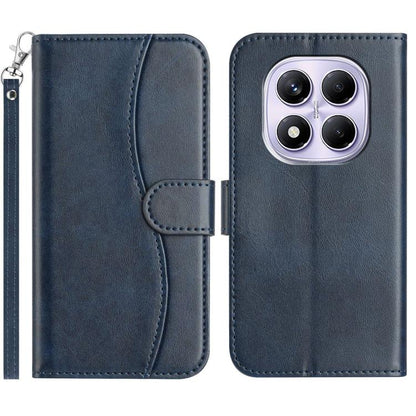 Dual-Folded S-shape Leather Phone Case, For Redmi 17C 5G, For Redmi K90 Pro Max / Poco F8 Ultra, For Redmi K90 / Poco F8 Pro, For Redmi 15C 5G / 4G EU 173mm, For Redmi 15 5G / 4G EU 171mm, For Redmi 15C 5G / 4G Global 171mm, For Redmi Note 14 Pro 4G   ...