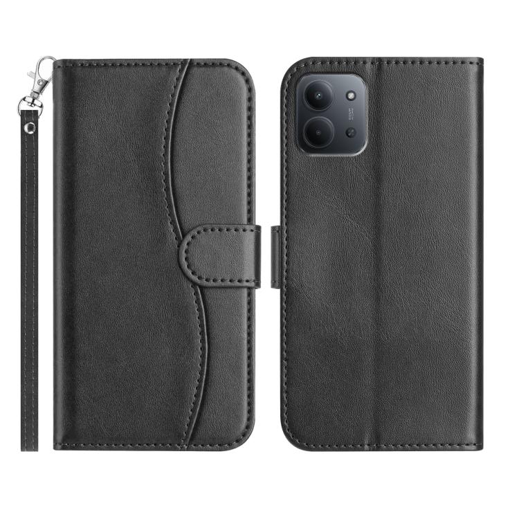 Dual-Folded S-shape Leather Phone Case, For Redmi 17C 5G, For Redmi K90 Pro Max / Poco F8 Ultra, For Redmi K90 / Poco F8 Pro, For Redmi 15C 5G / 4G EU 173mm, For Redmi 15 5G / 4G EU 171mm, For Redmi 15C 5G / 4G Global 171mm, For Redmi Note 14 Pro 4G   ...