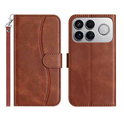 Dual-Folded S-shape Leather Phone Case, For Redmi 17C 5G, For Redmi K90 Pro Max / Poco F8 Ultra, For Redmi K90 / Poco F8 Pro, For Redmi 15C 5G / 4G EU 173mm, For Redmi 15 5G / 4G EU 171mm, For Redmi 15C 5G / 4G Global 171mm, For Redmi Note 14 Pro 4G   ...