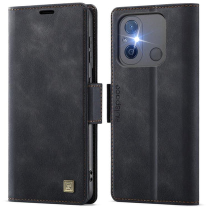 AutSpace A11 Side Buckle MagSafe Magnetic RFID Phone Leather Case, For Redmi A5 4G 173.3mm, For Redmi Note 14 4G 164.84mm, For Redmi 14C 5G, For Redmi Note 14 Pro 4G, For Redmi Note 14 4G 163.25mm, For Redmi Note 14 Pro 5G, For Redmi Note 13 Pro 5G    ...