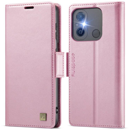 AutSpace A11 Side Buckle MagSafe Magnetic RFID Phone Leather Case, For Redmi A5 4G 173.3mm, For Redmi Note 14 4G 164.84mm, For Redmi 14C 5G, For Redmi Note 14 Pro 4G, For Redmi Note 14 4G 163.25mm, For Redmi Note 14 Pro 5G, For Redmi Note 13 Pro 5G    ...