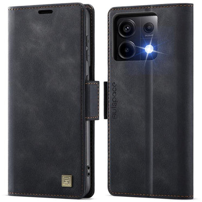 AutSpace A11 Side Buckle MagSafe Magnetic RFID Phone Leather Case, For Redmi A5 4G 173.3mm, For Redmi Note 14 4G 164.84mm, For Redmi 14C 5G, For Redmi Note 14 Pro 4G, For Redmi Note 14 4G 163.25mm, For Redmi Note 14 Pro 5G, For Redmi Note 13 Pro 5G    ...