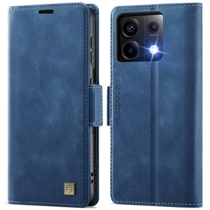 AutSpace A11 Side Buckle MagSafe Magnetic RFID Phone Leather Case, For Redmi A5 4G 173.3mm, For Redmi Note 14 4G 164.84mm, For Redmi 14C 5G, For Redmi Note 14 Pro 4G, For Redmi Note 14 4G 163.25mm, For Redmi Note 14 Pro 5G, For Redmi Note 13 Pro 5G    ...