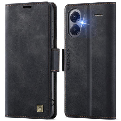 AutSpace A11 Side Buckle MagSafe Magnetic RFID Phone Leather Case, For Redmi A5 4G 173.3mm, For Redmi Note 14 4G 164.84mm, For Redmi 14C 5G, For Redmi Note 14 Pro 4G, For Redmi Note 14 4G 163.25mm, For Redmi Note 14 Pro 5G, For Redmi Note 13 Pro 5G    ...