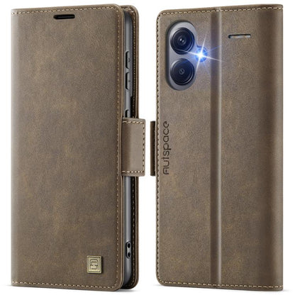 AutSpace A11 Side Buckle MagSafe Magnetic RFID Phone Leather Case, For Redmi A5 4G 173.3mm, For Redmi Note 14 4G 164.84mm, For Redmi 14C 5G, For Redmi Note 14 Pro 4G, For Redmi Note 14 4G 163.25mm, For Redmi Note 14 Pro 5G, For Redmi Note 13 Pro 5G    ...